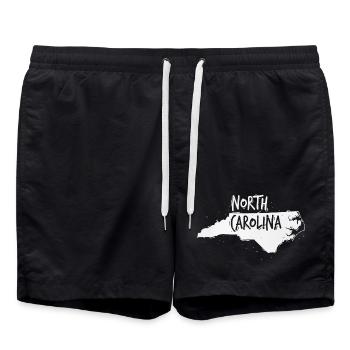 North Carolina - Badeshorts - Schwarz - Vorne - AI Model Male 185 light (185cm)