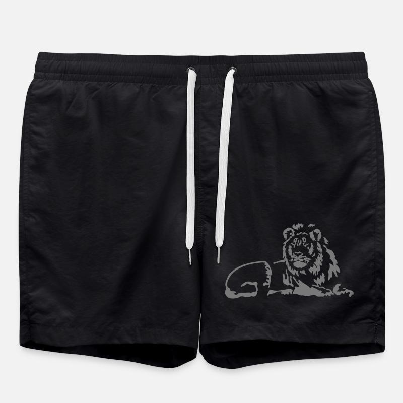 Lion - Short de bain - noir