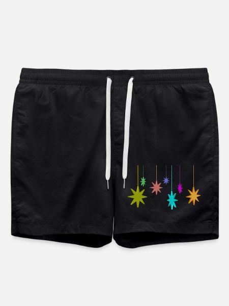 christmas - Swim Trunks - black