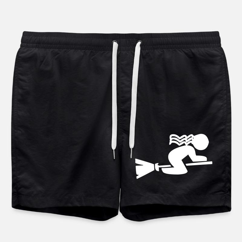A young witch - Swim Trunks - black