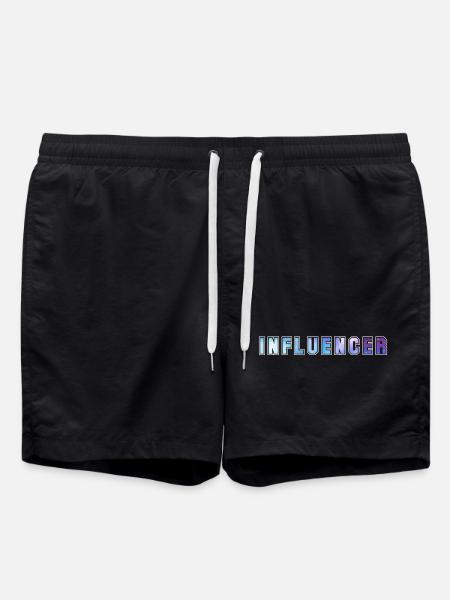 Influencer - Short de bain - noir