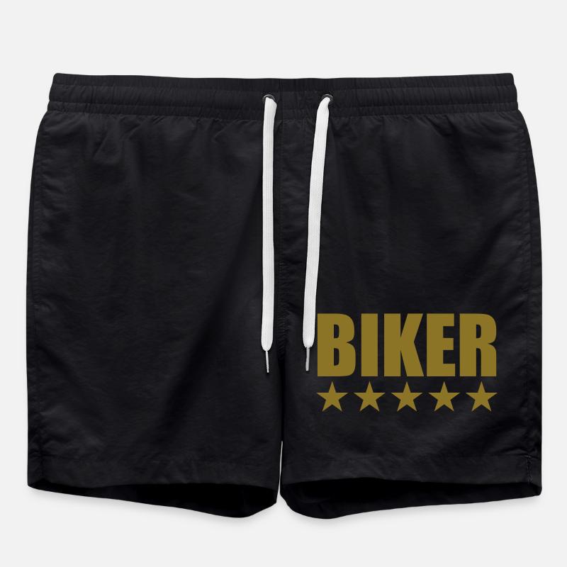 Biker - Swim Trunks - black