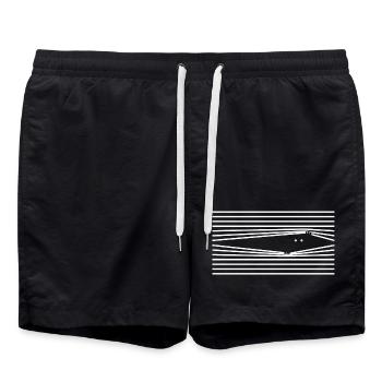 observé - Short de bain - noir - Devant - AI Model Male 185 light (185cm)
