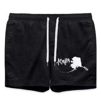 Alaska - Badeshorts - Schwarz - Vorne - AI Model Male 185 light (185cm)