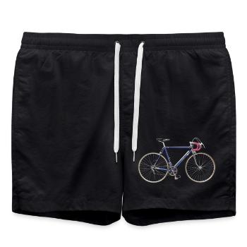 Vélo de route des années 50 - Short de bain - noir - Devant - AI Model Male 185 light (185cm)
