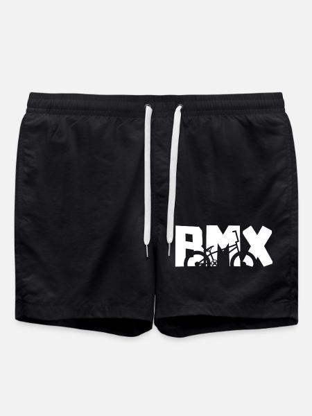 Chemise de pilote BMX – Cool Bike Design - Short de bain - noir
