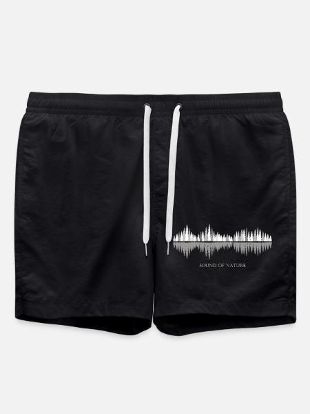 Bruit de la nature - hiver - Short de bain - noir