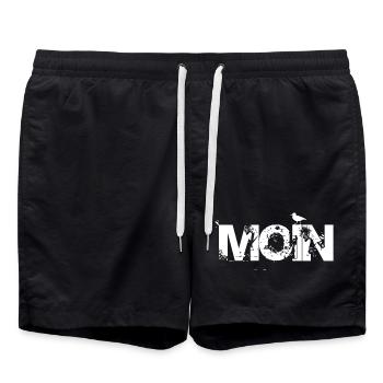 MOIN - Badeshorts - Schwarz - Vorne - AI Model Male 185 light (185cm)