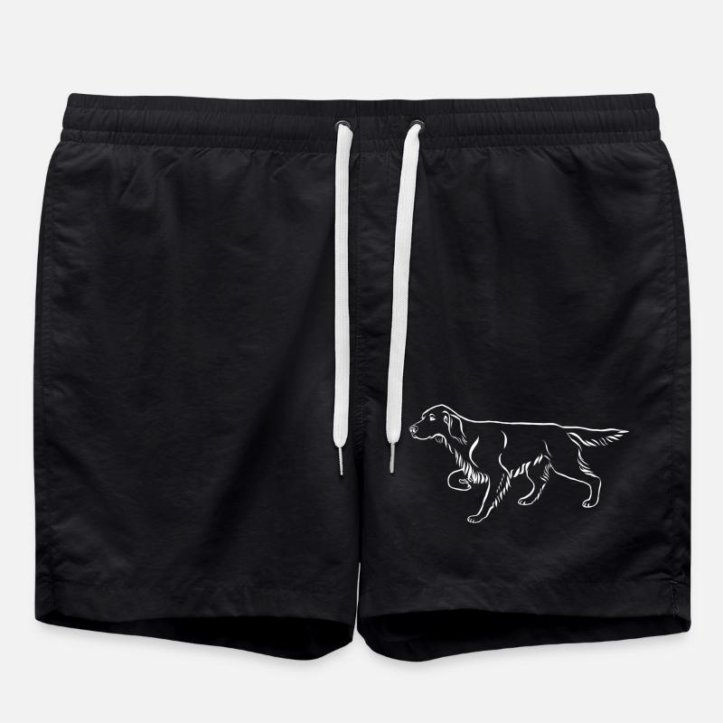 Setter vorstehend - Badeshorts - Schwarz