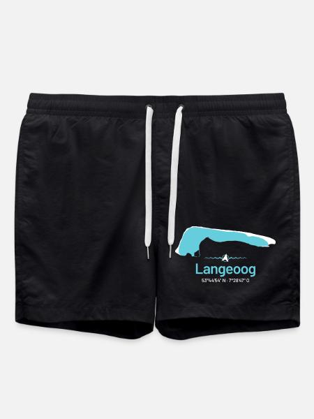 Langeoog | Design Map - Swim Trunks - black