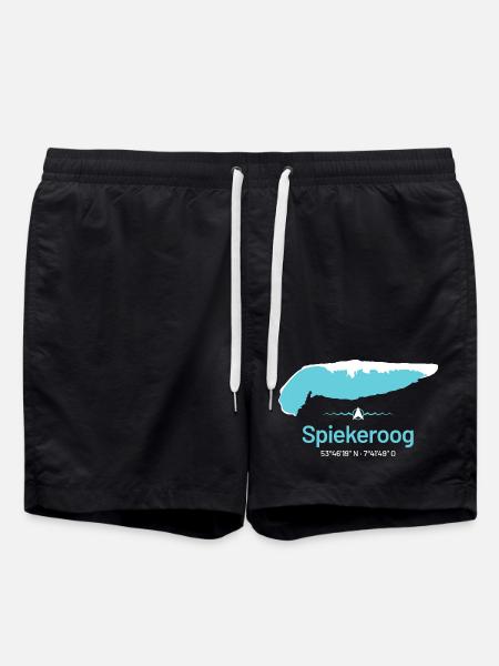 Spiekeroog | Design map - Swim Trunks - black
