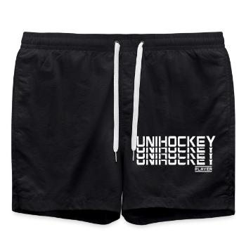 Floorball floorball hockey sport - Short de bain - noir - Devant - AI Model Male 185 light (185cm)