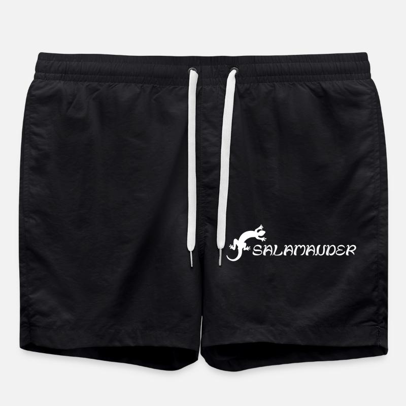 salamander - Swim Trunks - black