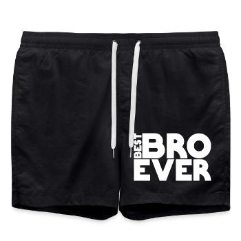 meilleur BRO de tous les temps - Short de bain - noir - Devant - AI Model Male 185 light (185cm)