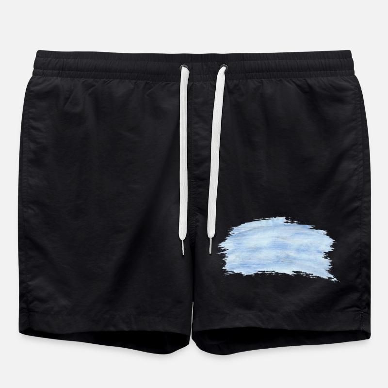 Background blue black - Swim Trunks - black