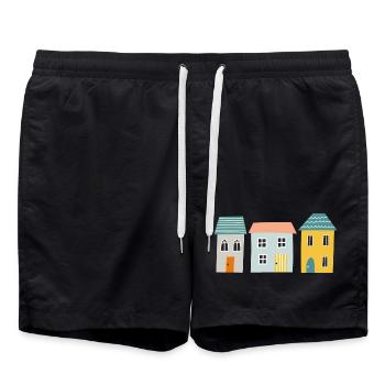 Maisons - Short de bain - noir - Devant - AI Model Male 185 light (185cm)