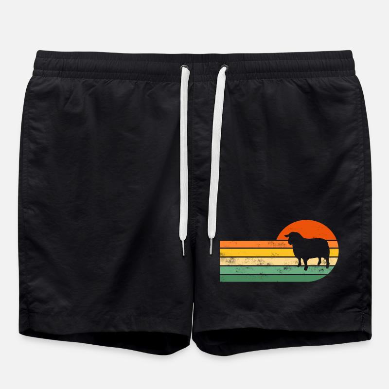 Moutons - Short de bain - noir