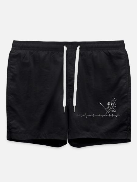 Heartbeat Warrior Sprint - Swim Trunks - black