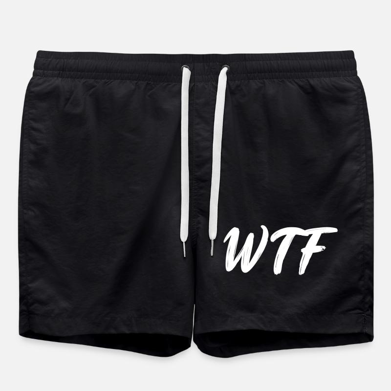 WTF - Short de bain - noir