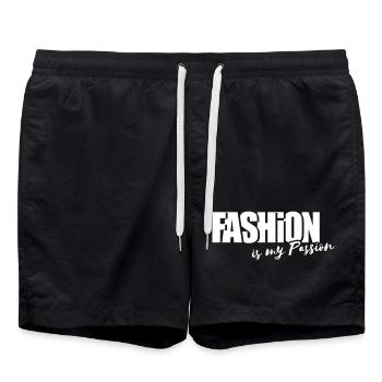 FASHION is my passion - Short de bain - noir - Devant - AI Model Male 185 light (185cm)