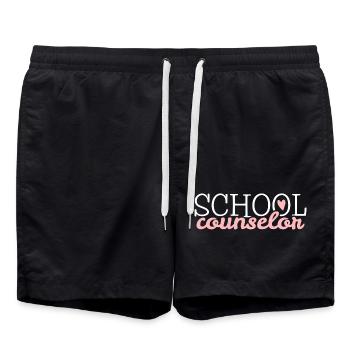 Conseiller scolaire Conseiller d’orientation professionnelle - Short de bain - noir - Devant - AI Model Male 185 light (185cm)