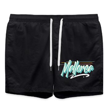 Majorque - Short de bain - noir - Devant - AI Model Male 185 light (185cm)