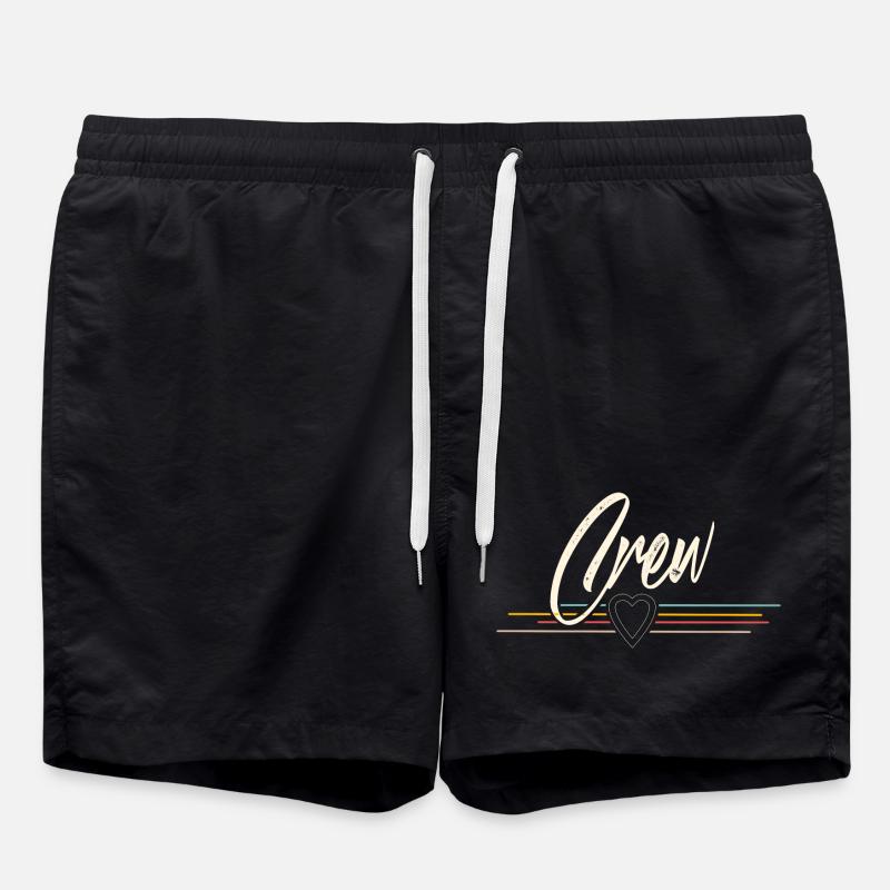 Crew - Badeshorts - Schwarz