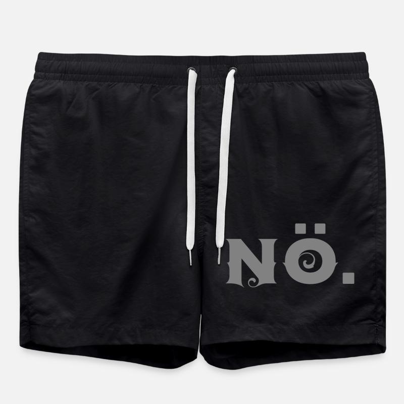Nö - Badeshorts - Schwarz