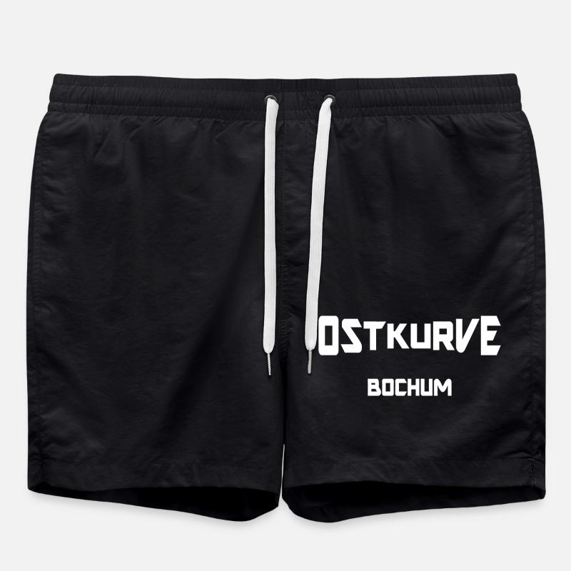 Ostkurve Bochum - Badeshorts - Schwarz