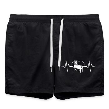 Pinball - Short de bain - noir - Devant - AI Model Male 185 light (185cm)