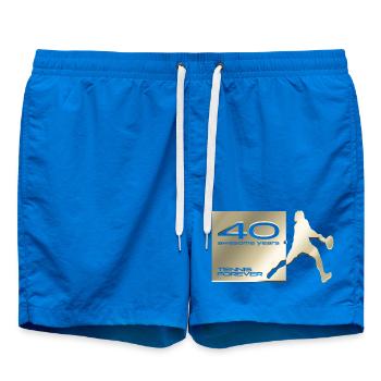 40 ans jeune joueur de tennis - Short de bain - cobalt blue - Devant