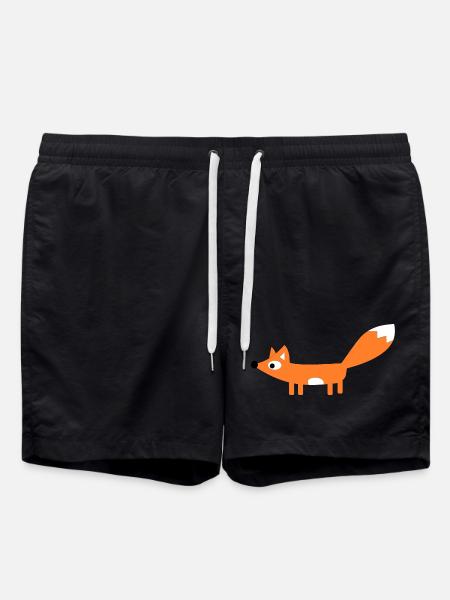 fox - Swim Trunks - black