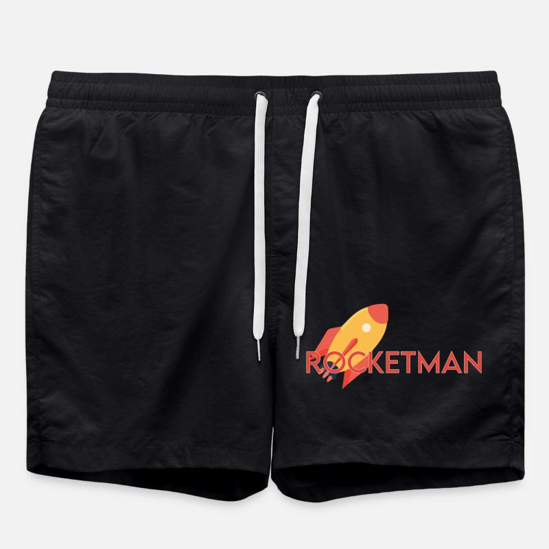 Rocketman - Badeshorts - Schwarz