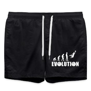 EVOLUTION BASKET gift basketball - Swim Trunks - black - Front - AI Model Male 185 light (185cm)