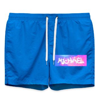 Michael Name cadeau idée de cadeau galaxie - Short de bain - cobalt blue - Devant