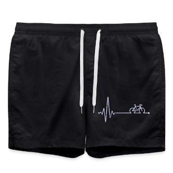 Neon Bike Pulse - Badeshorts - Schwarz - Vorne - AI Model Male 185 light (185cm)