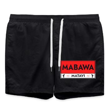Mayotte - Short de bain - noir - Devant - AI Model Male 185 light (185cm)