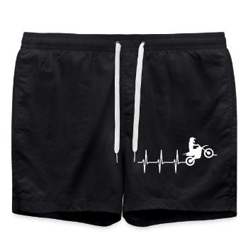 Battement de cœur sur deux roues - Short de bain - noir - Devant - AI Model Male 185 light (185cm)