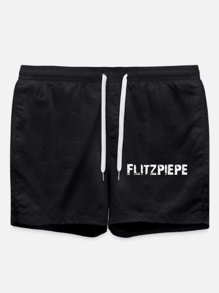 Flitzpiepe - Badeshorts - Schwarz