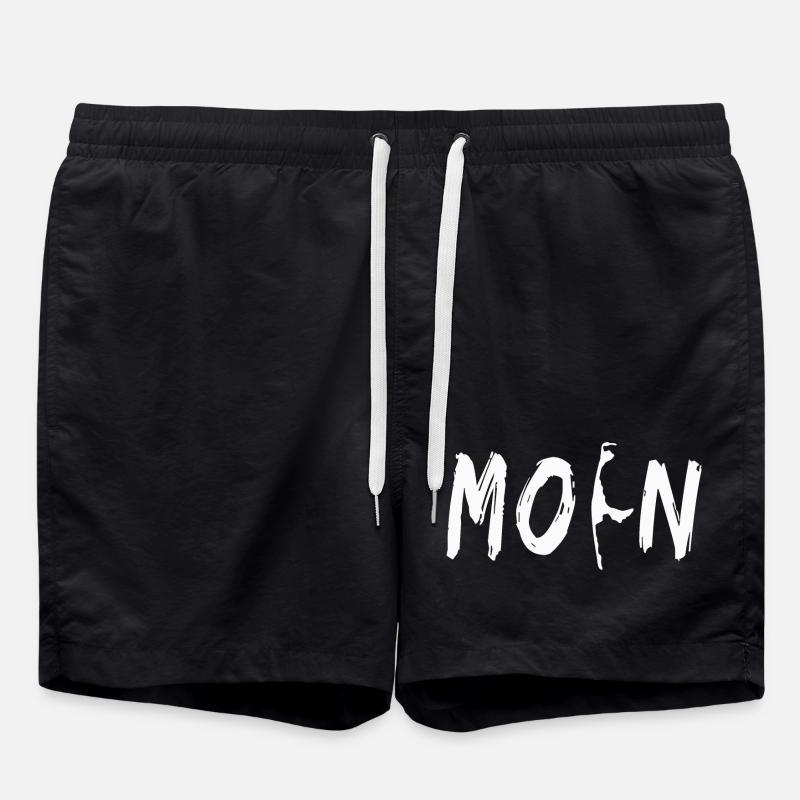 Moin Sylt - Badeshorts - Schwarz