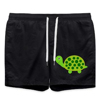 Tortue Tortues - Short de bain - noir - Devant - AI Model Male 185 light (185cm)