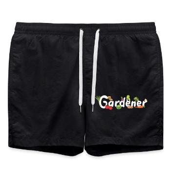 Jardinier Jardin jardinier - Short de bain - noir - Devant - AI Model Male 185 light (185cm)
