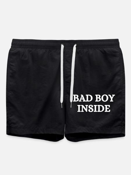 Stylish statement with rebellious flair - Swim Trunks - black