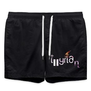 Illyrian - Badeshorts - Schwarz - Vorne - AI Model Male 185 light (185cm)