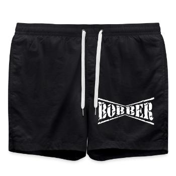 Ratsking Ratlook Shirt – Rustikaler Custom Style - Badeshorts - Schwarz - Vorne - AI Model Male 185 light (185cm)