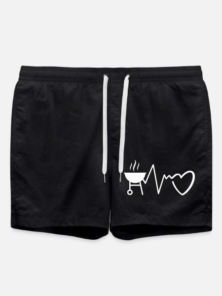 Grill Heart Rhythm - Swim Trunks - black