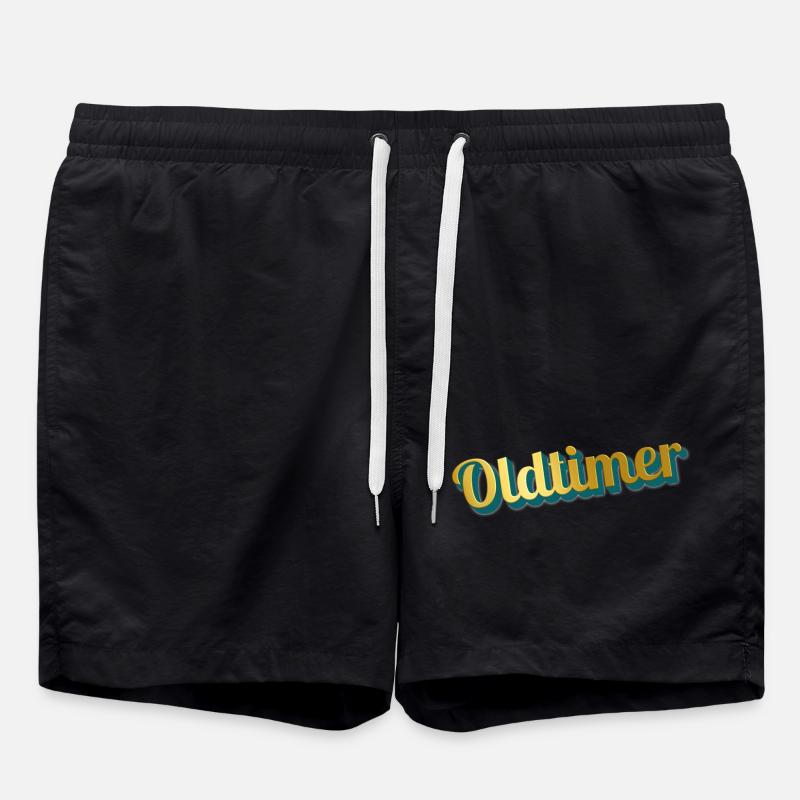 oldtimer - Badeshorts - Schwarz