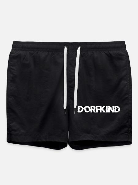 Dorfkind - Badeshorts - Schwarz