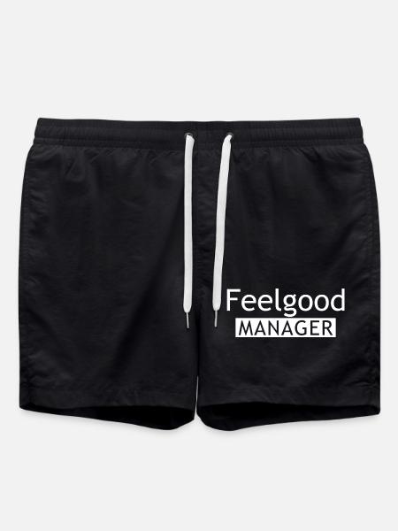 Feelgood Manager Tshirt - Swim Trunks - black