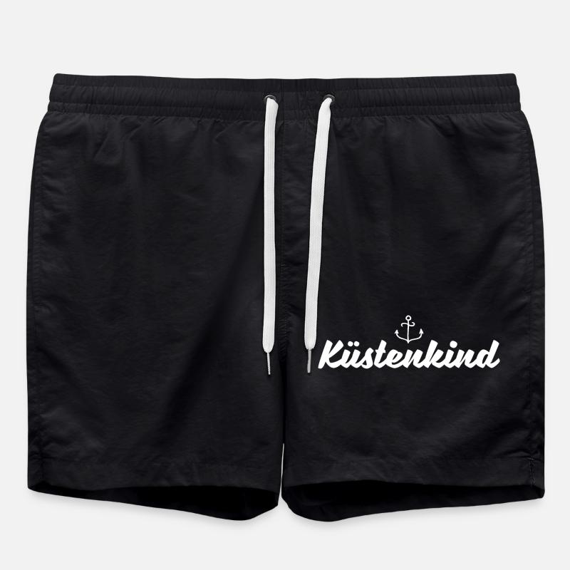 Küstenkind - Badeshorts - Schwarz